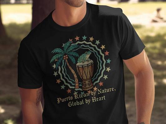 Puerto Rican By Nature Global By Heart T-Shirt
